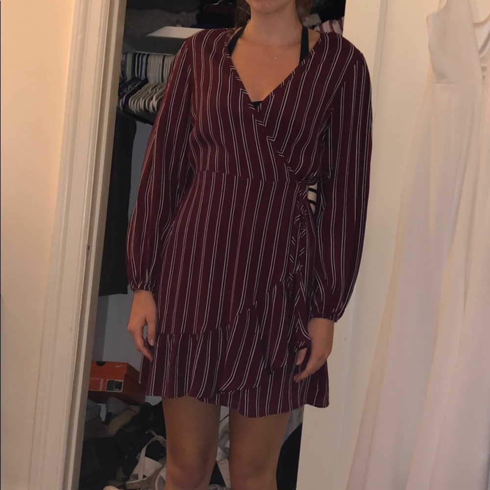 Cute wrap dress!